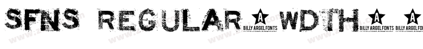 SFNS Regular_wdth_字体转换
